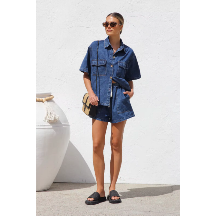 Monroe Denim Set - London Lake