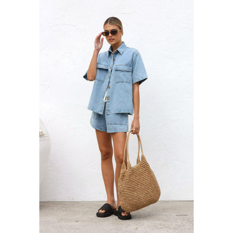 Monroe Denim Set - London Lake