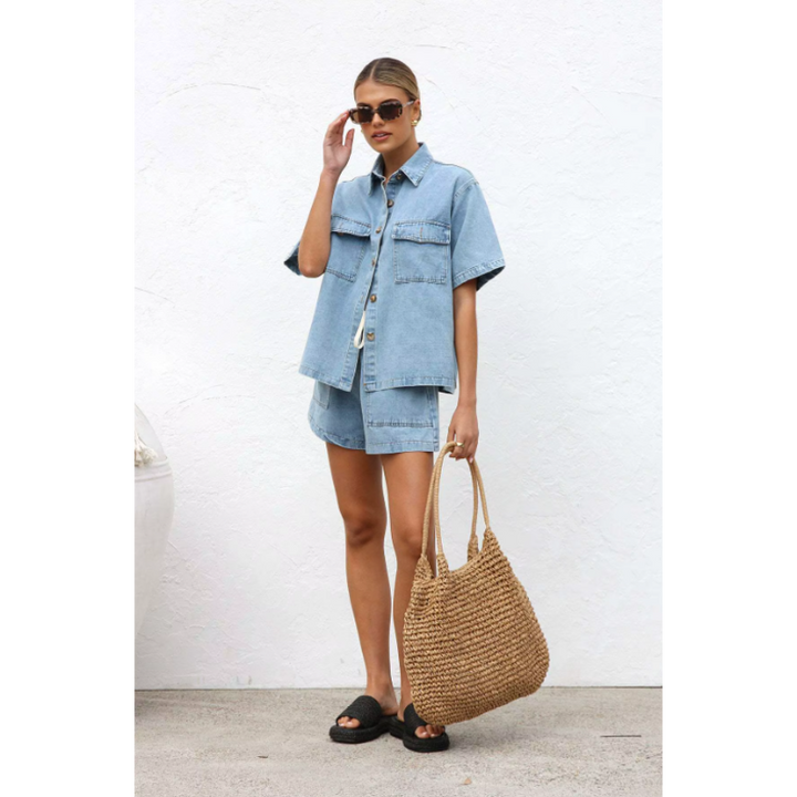 Monroe Denim Set - London Lake