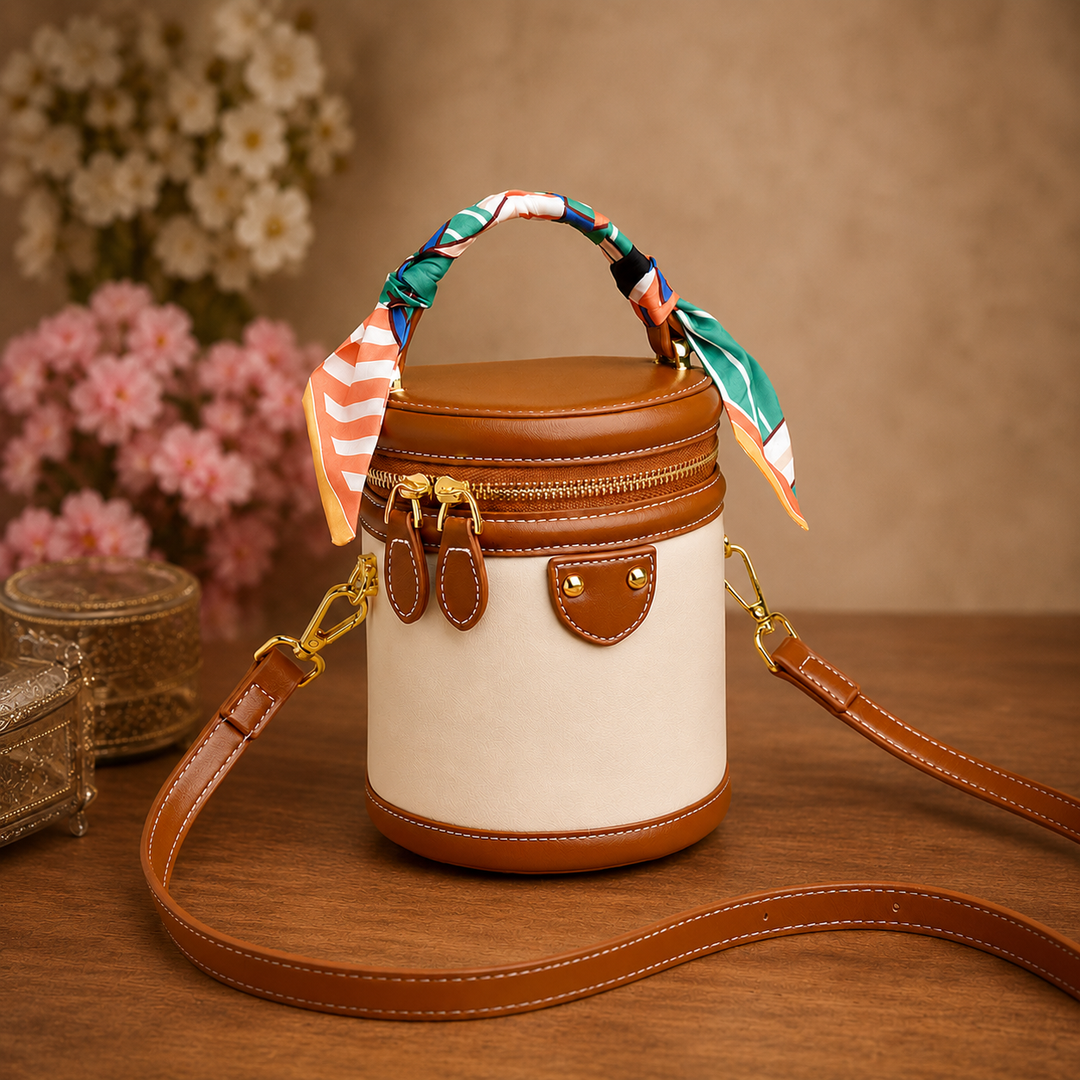 Camille Crossbody Bucket Bag