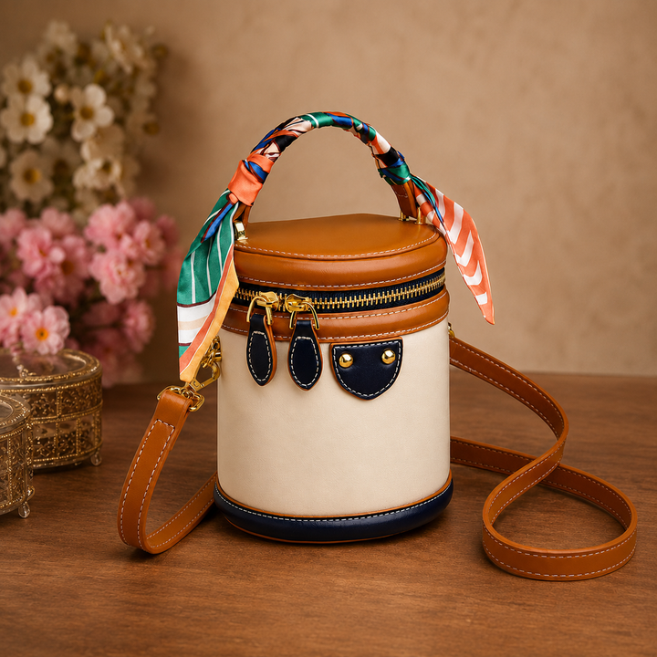 Camille Crossbody Bucket Bag