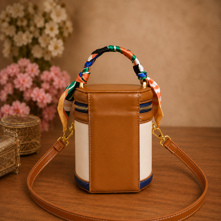 Camille Crossbody Bucket Bag