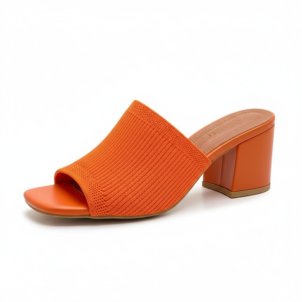 Helena Block Heel Sandals - London Lake