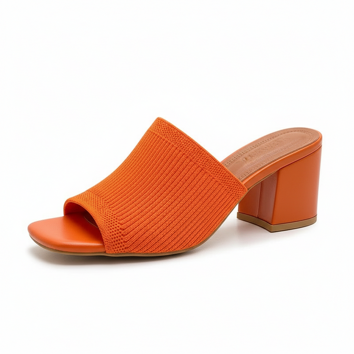 Helena Block Heel Sandals - London Lake