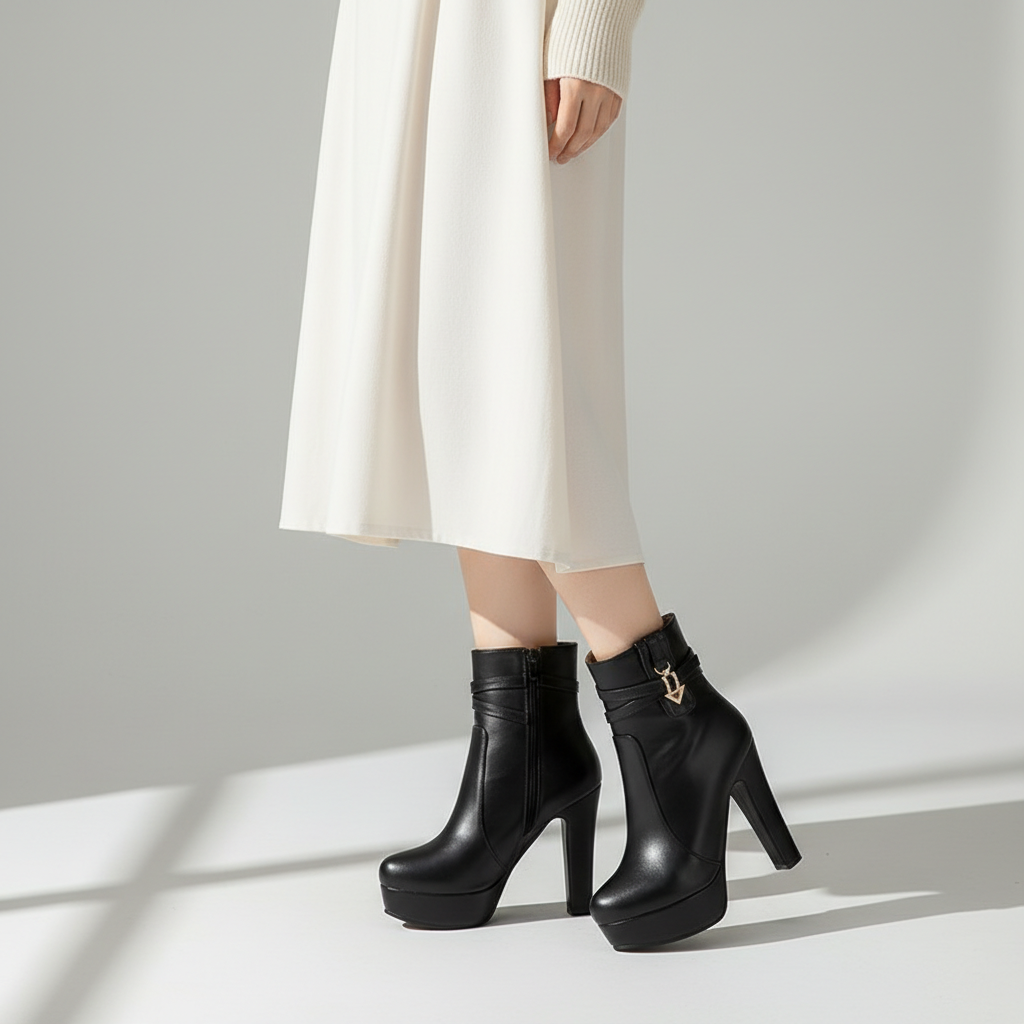 Celine Leather Boots - London Lake