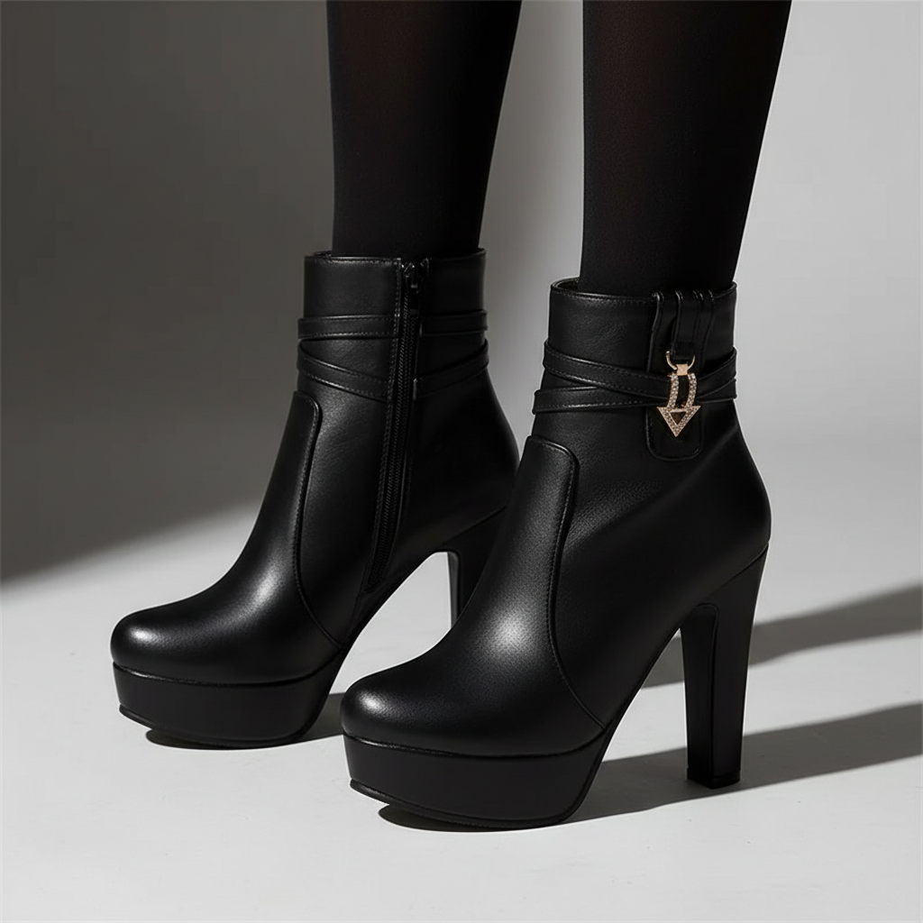 Celine Leather Boots - London Lake