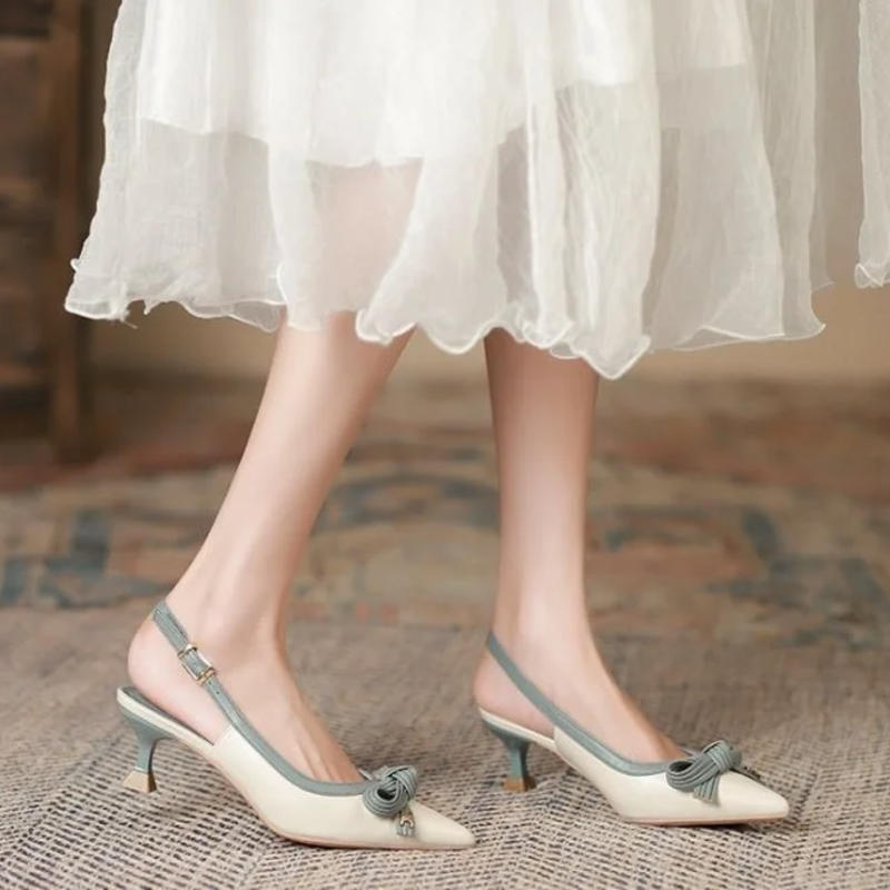 Celestine Knot Heels - London Lake