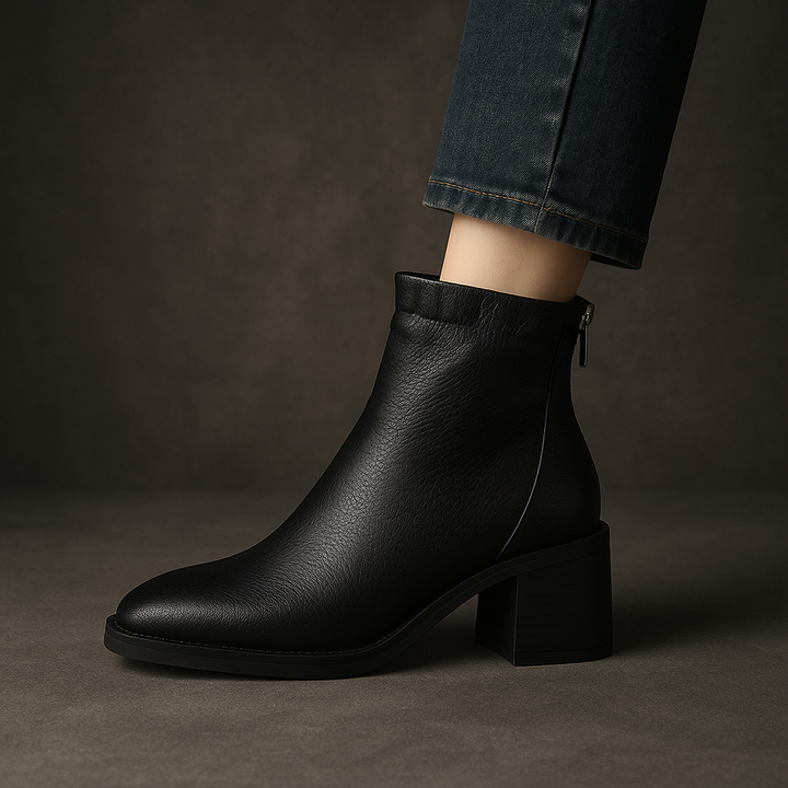 Bristol Leather Ankle Boots - London Lake