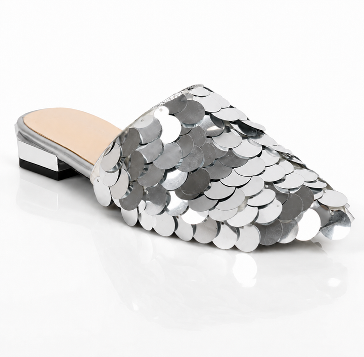 Celeste Sequin Mules