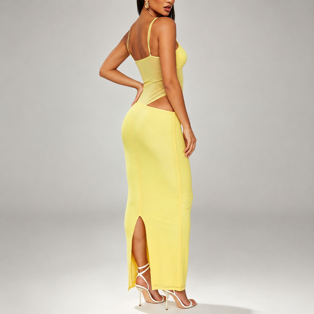 Sienna Mesh Maxi Dress