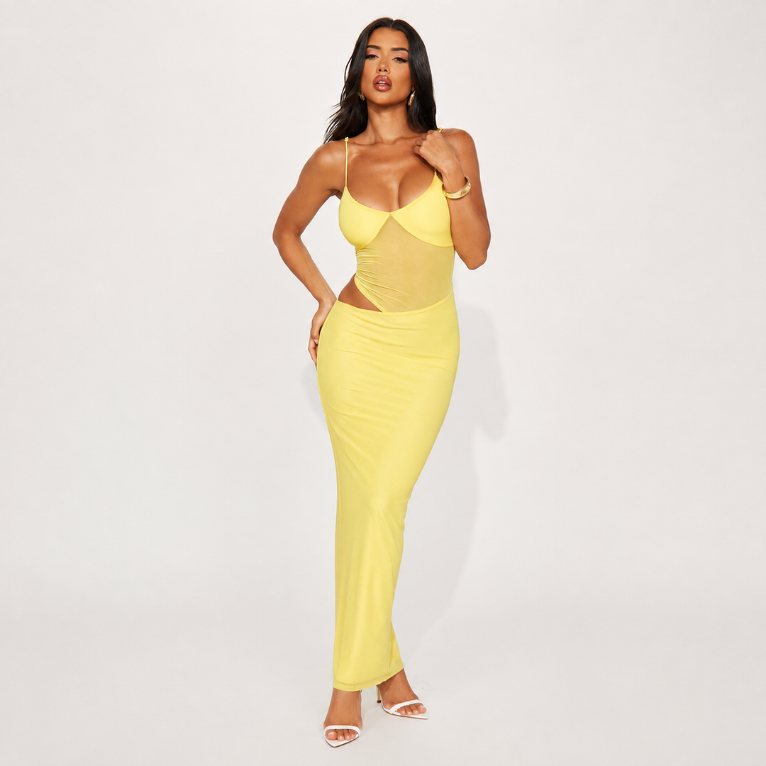 Sienna Mesh Maxi Dress