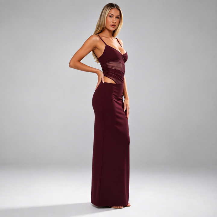 Sienna Mesh Maxi Dress
