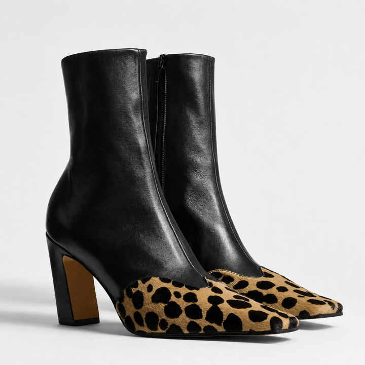 Sloane Bold Toe Ankle Boots