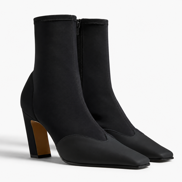 Sloane Bold Toe Ankle Boots