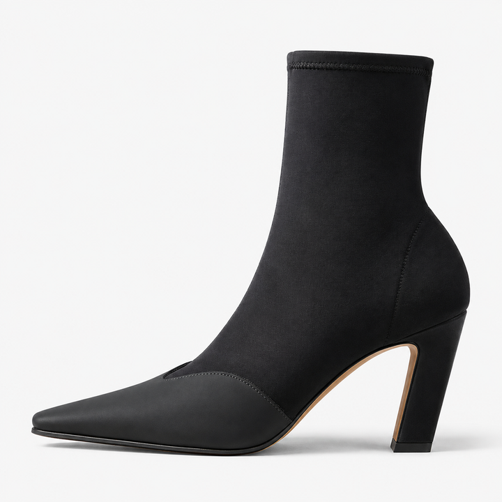 Sloane Bold Toe Ankle Boots