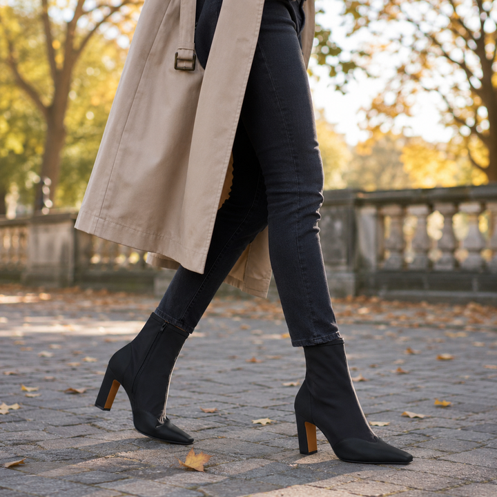 Sloane Bold Toe Ankle Boots