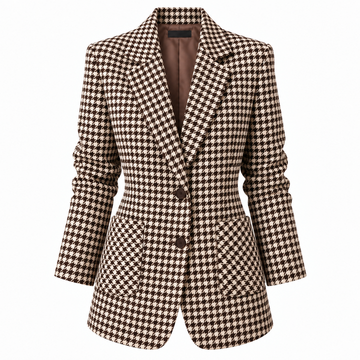 Ann Houndstooth Blazer