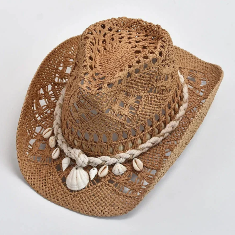 Seashell Woven Hat - London Lake