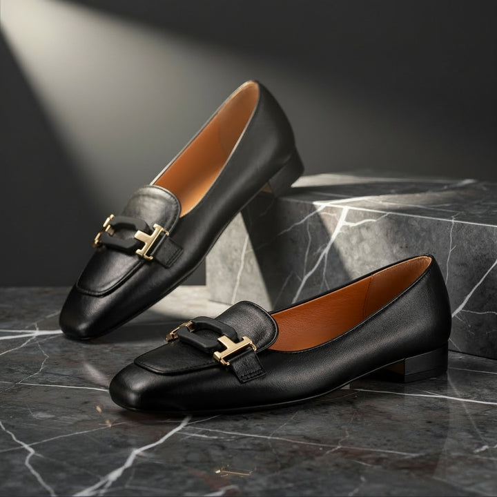 Colette Leather Loafers - London Lake