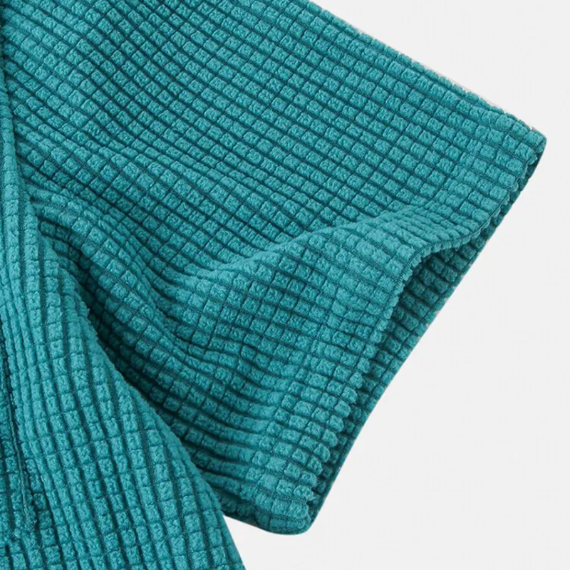 Hudson Waffle-Knit Shirt - London Lake