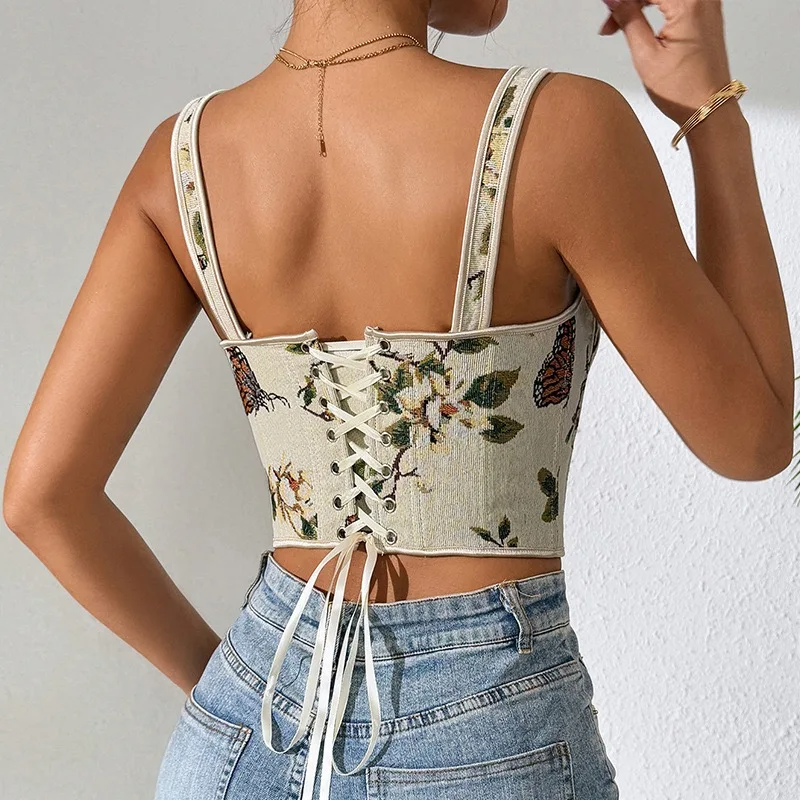 Verra Fleur Corset Top - London Lake