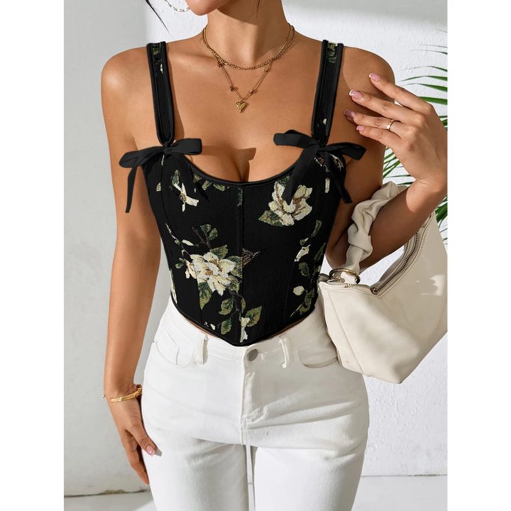 Verra Fleur Corset Top - London Lake