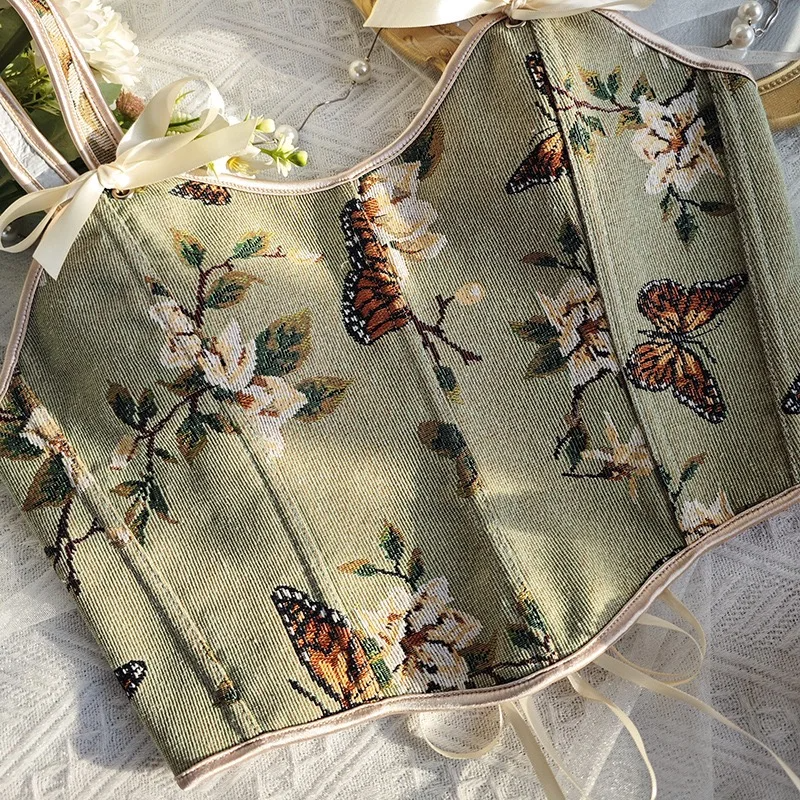 Verra Fleur Corset Top - London Lake