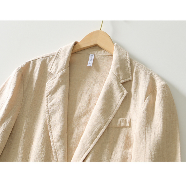 Westport Cotton-Linen Blazer - London Lake