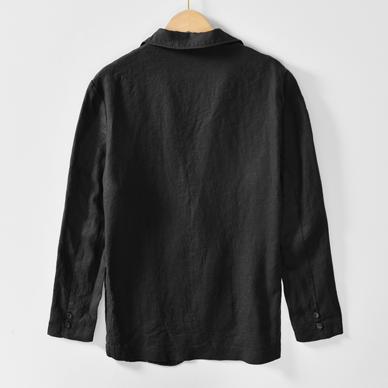 Westport Cotton-Linen Blazer - London Lake