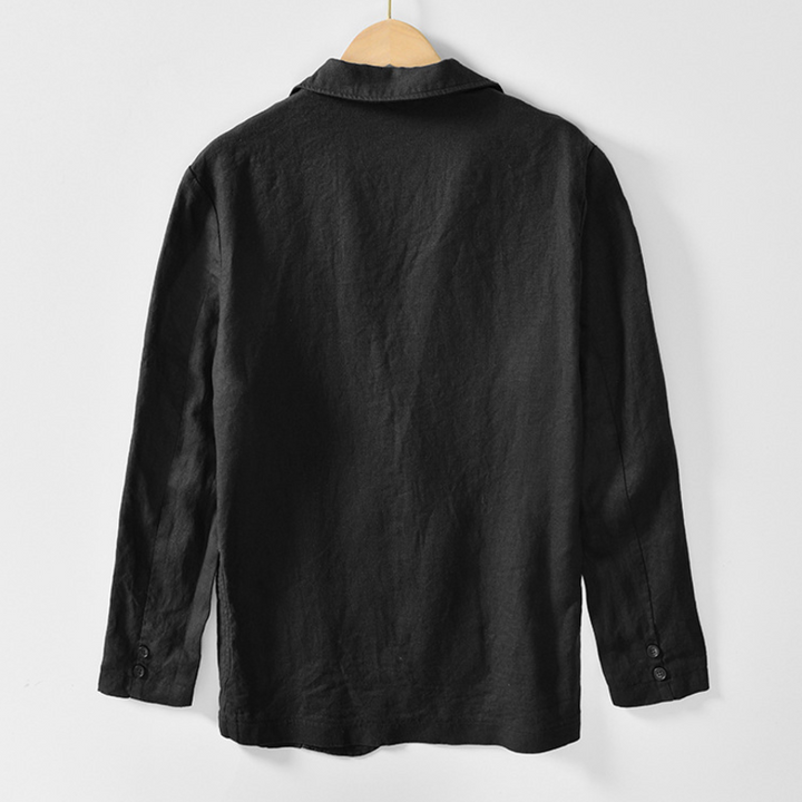 Westport Cotton-Linen Blazer - London Lake