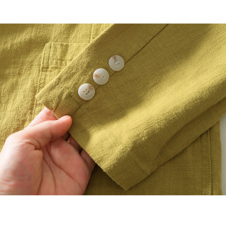 Westport Cotton-Linen Blazer - London Lake