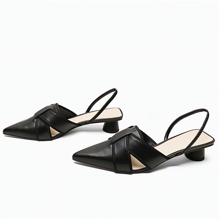 Lia Low Heeled Sandals - London Lake