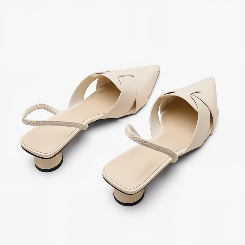 Lia Low Heeled Sandals - London Lake