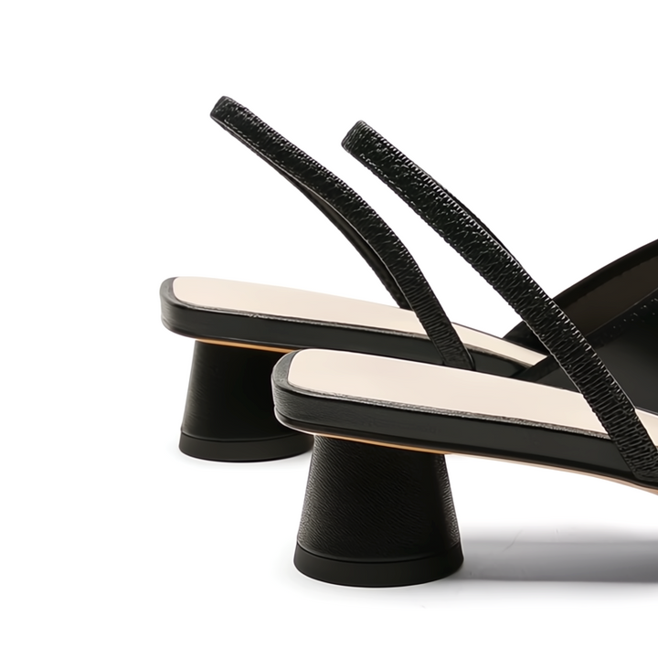 Lia Low Heeled Sandals - London Lake