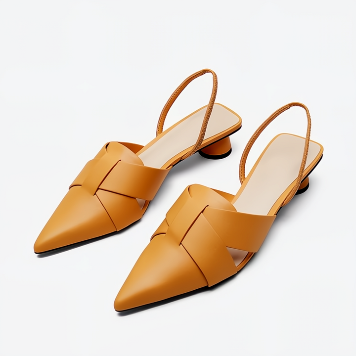 Lia Low Heeled Sandals - London Lake