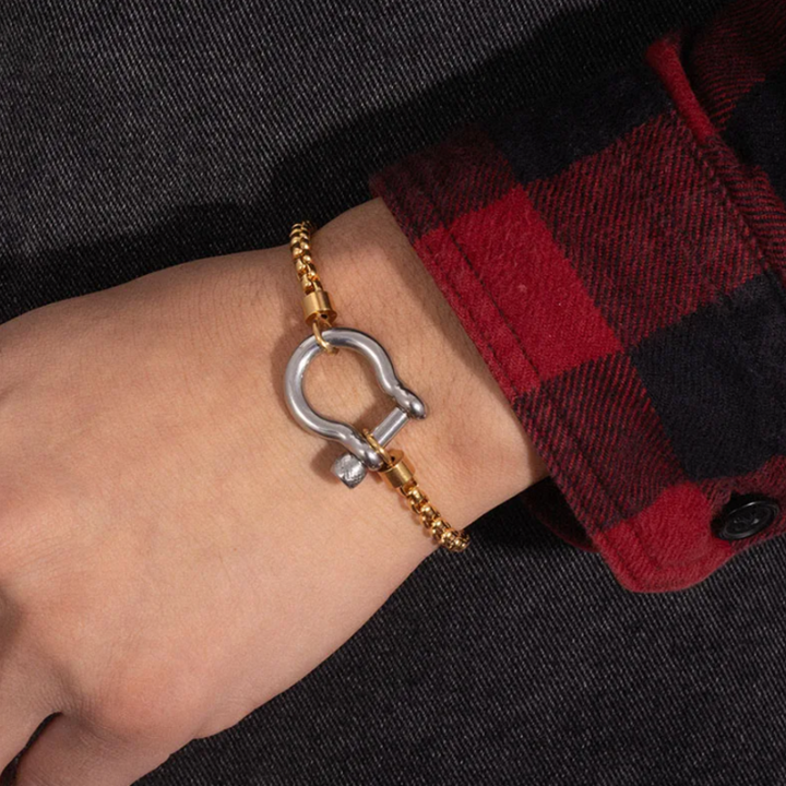 Crownlink Box Chain Bracelet - London Lake