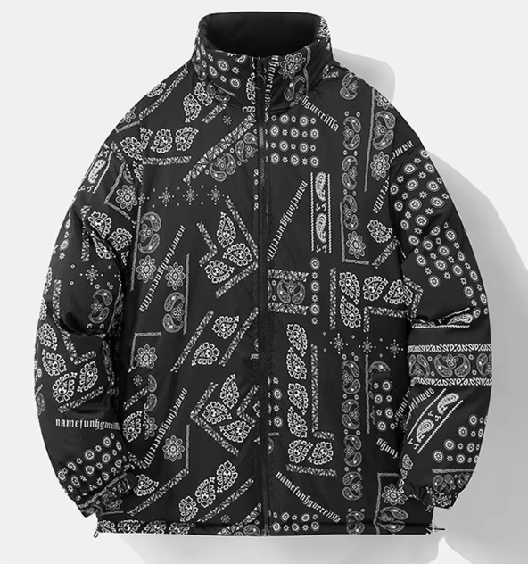 Mountain Grid Reversible Jacket - London Lake