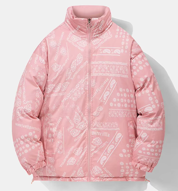 Mountain Grid Reversible Jacket - London Lake