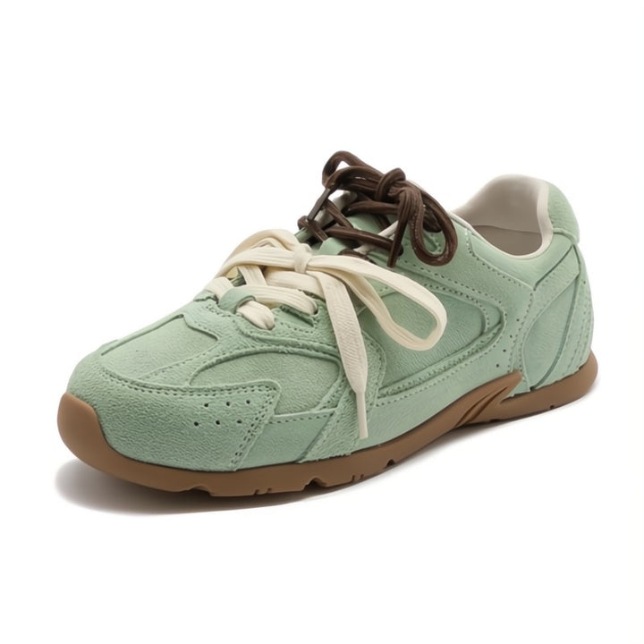 Duo Laced Suede Sneakers - London Lake