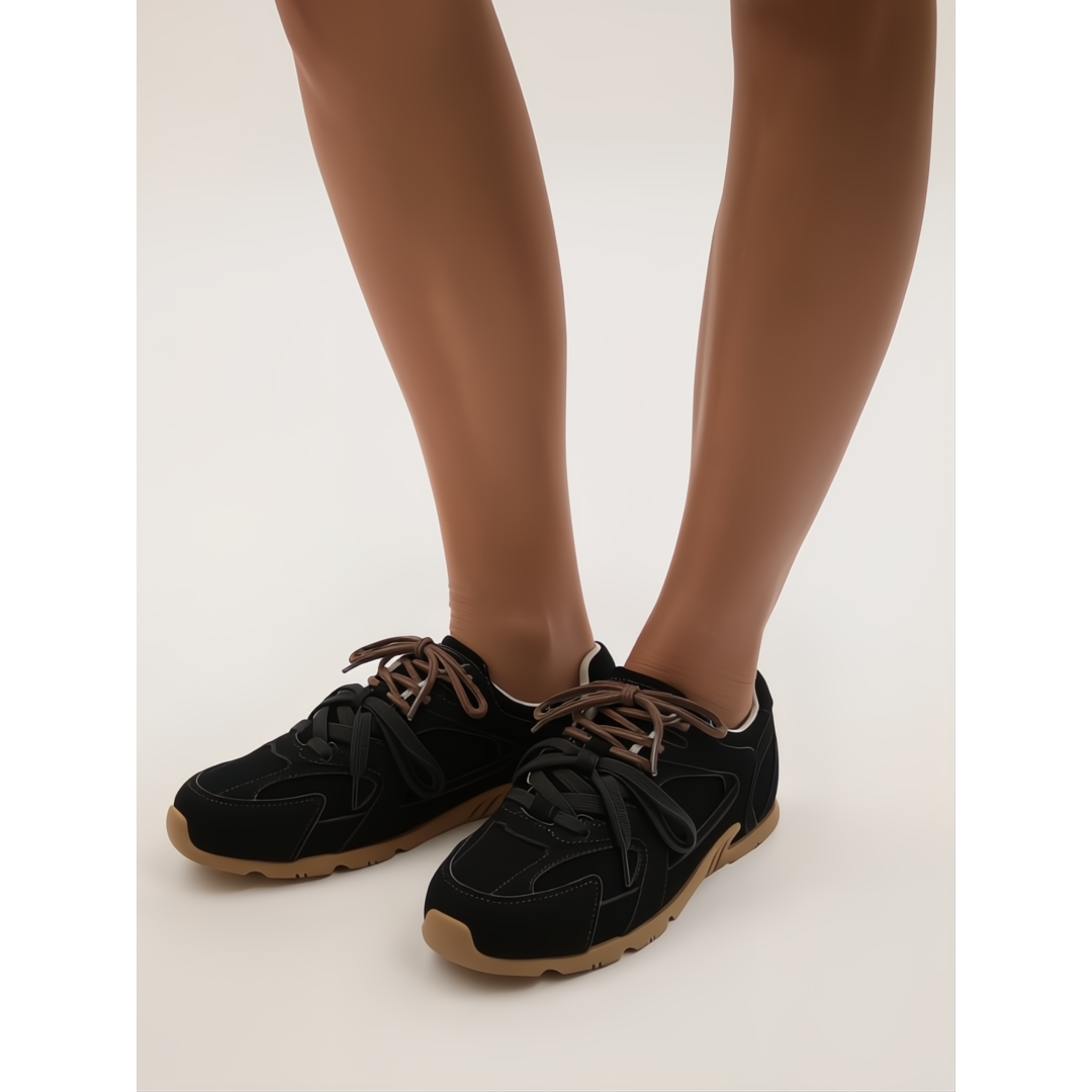 Duo Laced Suede Sneakers - London Lake