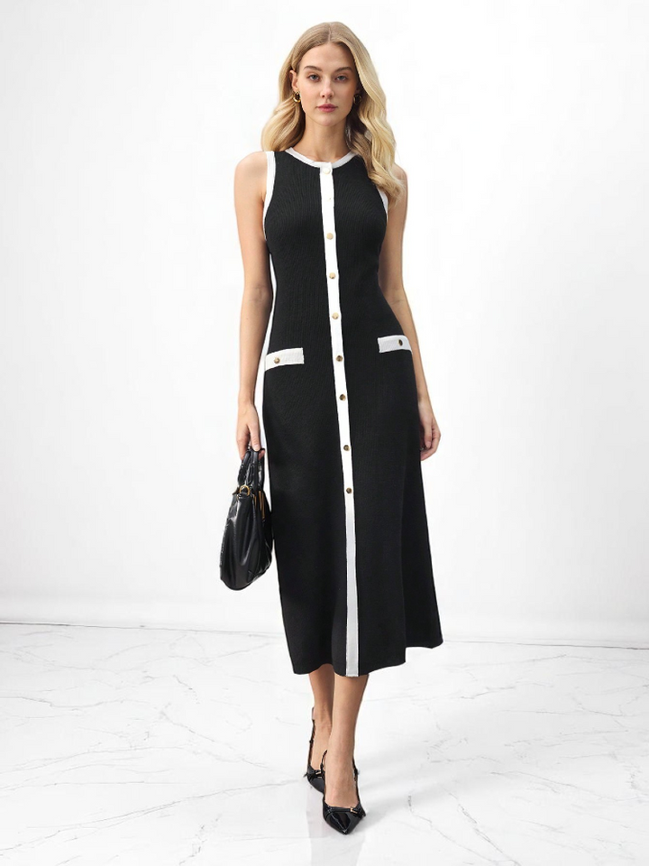 Astoria Knit Dress - London Lake