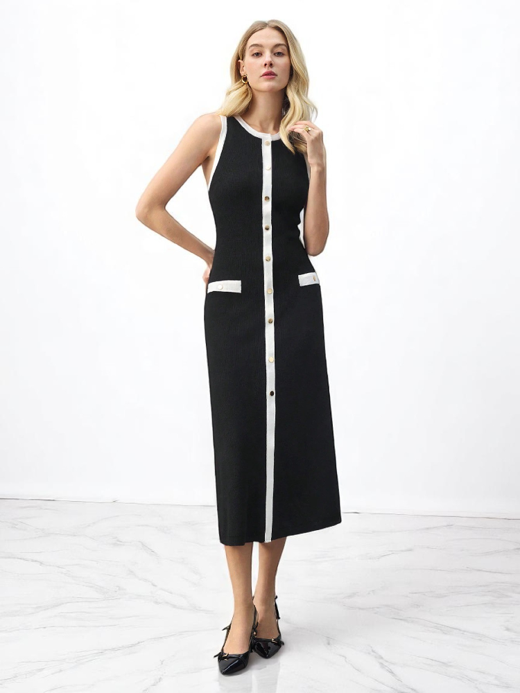 Astoria Knit Dress - London Lake