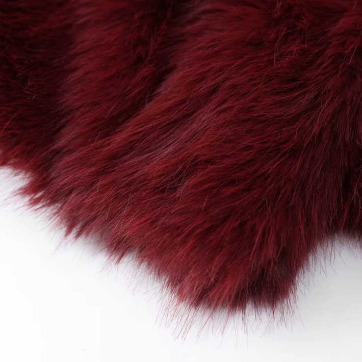 Alpine Grace Faux Fur Coat - London Lake