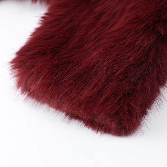 Alpine Grace Faux Fur Coat - London Lake