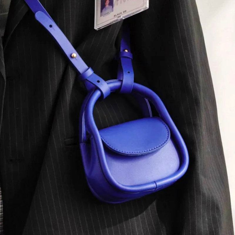 Alba Petite Faux Leather Crossbody Bag - London Lake