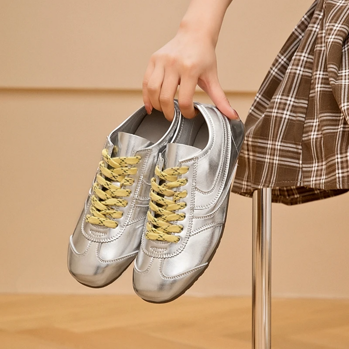 Strada Leather Sneakers - London Lake