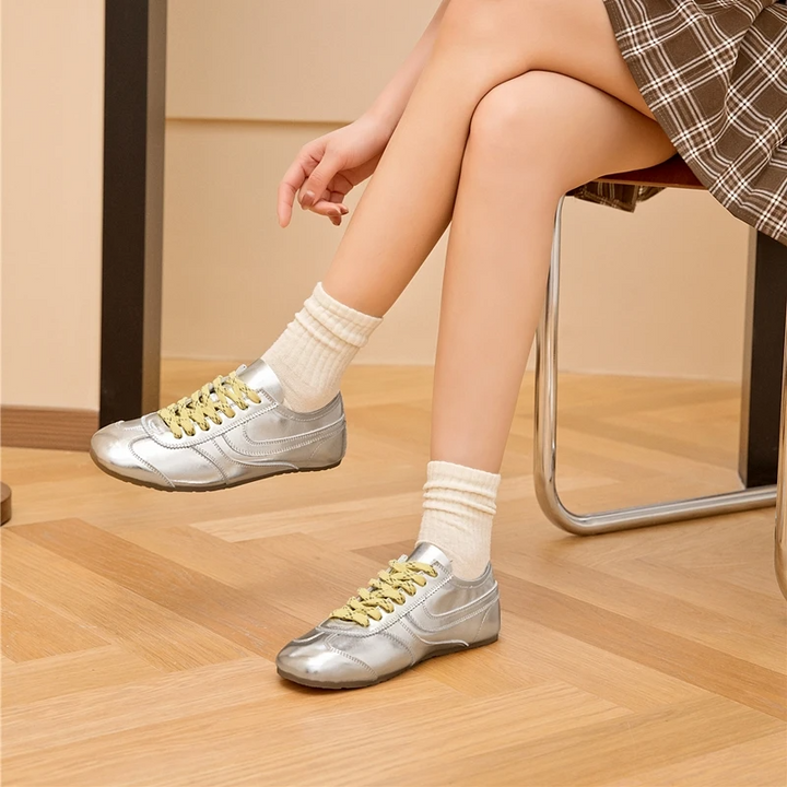 Strada Leather Sneakers - London Lake