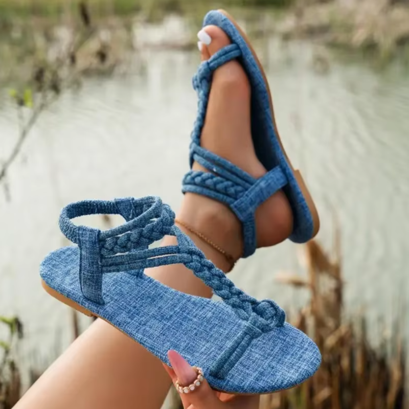Solara Braid Sandals - London Lake