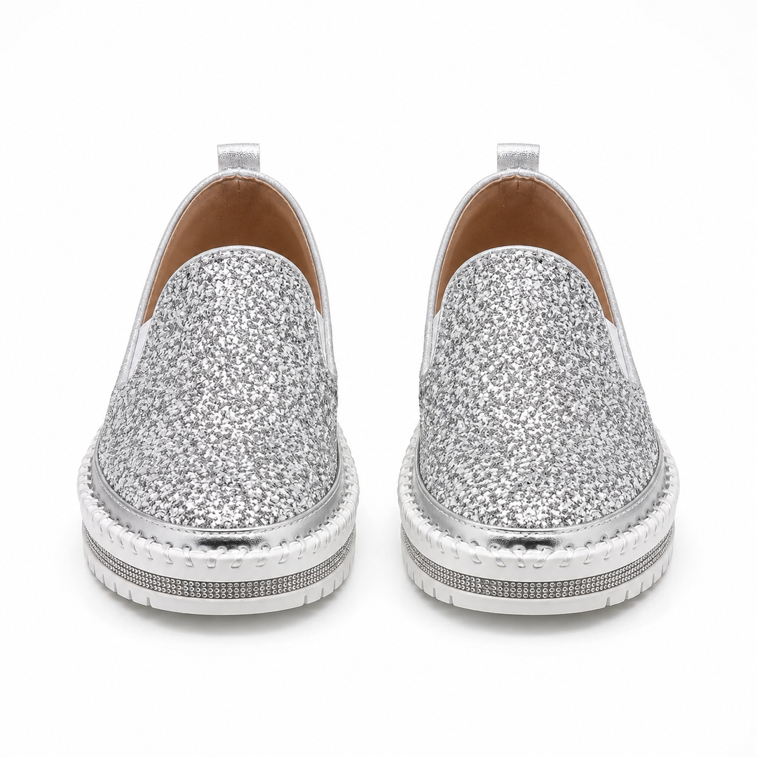 Lindsay Glitter Loafers