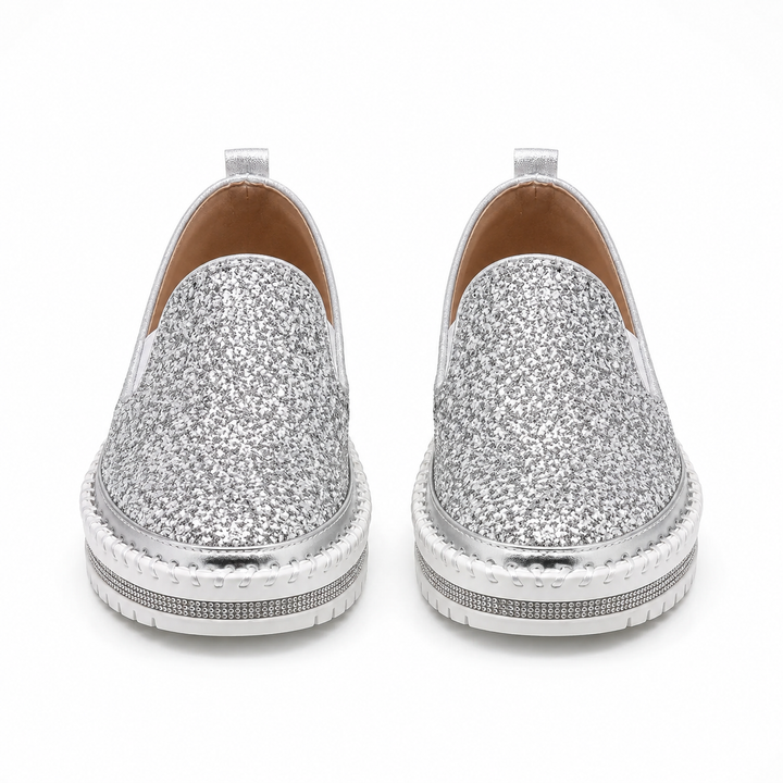 Lindsay Glitter Loafers